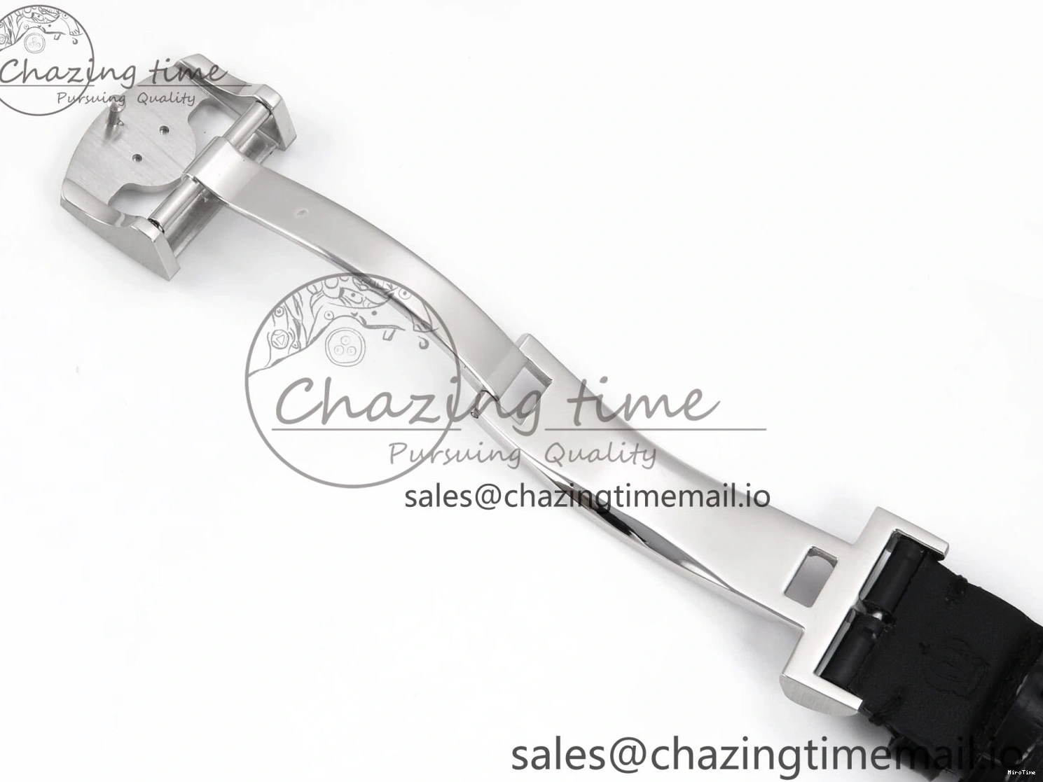 MIROTIME 0127 Portugieser Automatic SS IW501704 APSF 1:1 Best Edition Blue Dial on Black Leather Strap A HighPerformance 7008